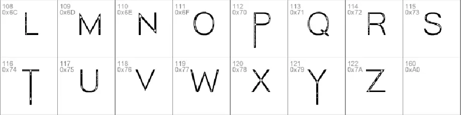 Tweaky font