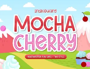 Mocha Cherry font