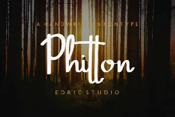 Phitton Script font