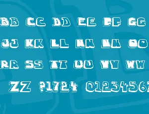 Chuckablock font