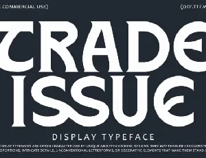 Trade Issue font