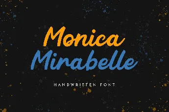 Monica Mirabelle font