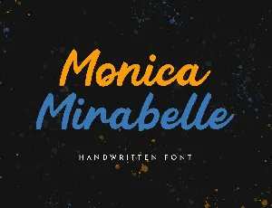 Monica Mirabelle font