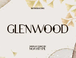 GlenwoodDemo font