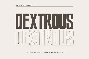 Dextrous font