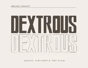 Dextrous font