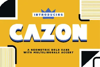 Cazon font