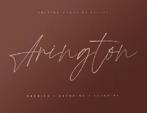 AringtonDemo font