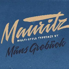 Mauritz PERSONAL USE font