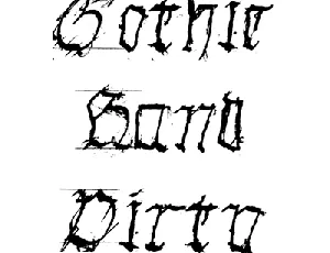 GothicHandDirty font