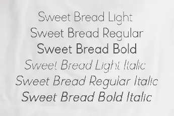 Sweet Bread font