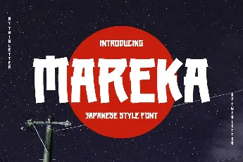 MAREKA font