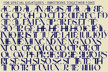 Emotions Together font