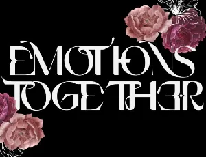 Emotions Together font