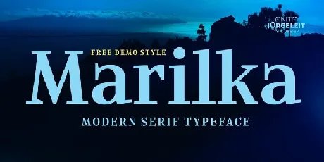 Marilka Serif font