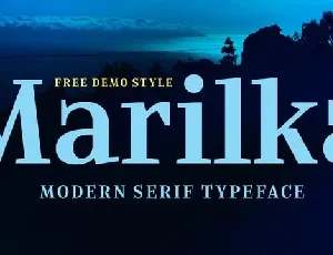 Marilka Serif font