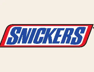 Snickers Logo font
