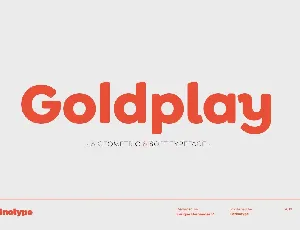 Goldplay font