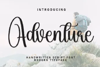 Adventure Calligraphy font