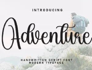 Adventure Calligraphy font