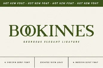 Bookinnes font