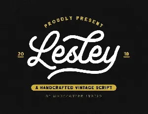 Lesley Monoline Script Free font