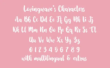 Lovingwave font