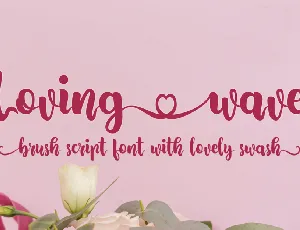 Lovingwave font