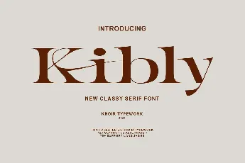 Kibly font