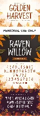 Golden Harvest font