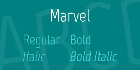 Marvel font