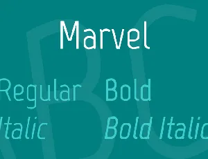 Marvel font