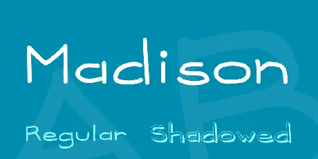 Madison font