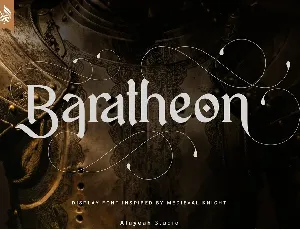 Baratheon font