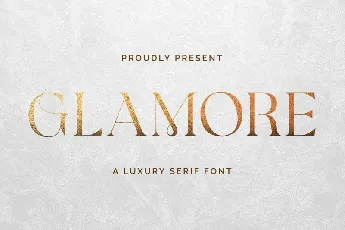 Glamore font