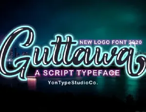 Guttawa Script font