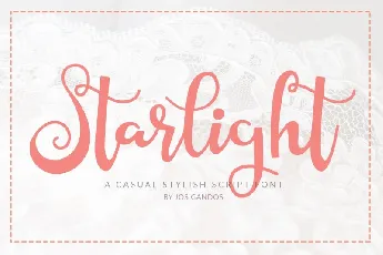 Starlight Script font