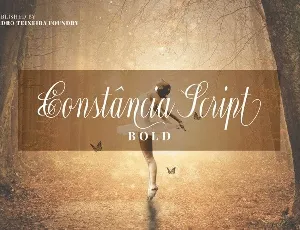 Constancia Script font