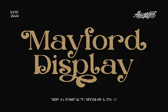 Mayford Display font