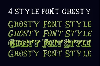 Ghosty FREE font