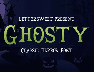 Ghosty FREE font