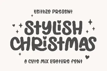 Stylish Christmas font