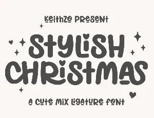 Stylish Christmas font