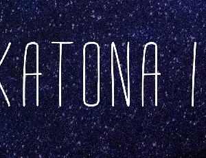 KATONA Free font