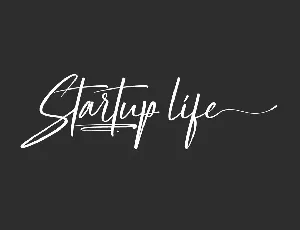 Startup Life Demo font