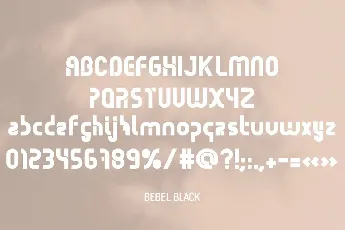 Bebel font