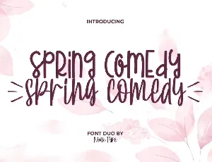 Spring Comedy Demo font