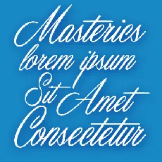 Masterics Personal Use font