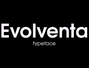 Evolventa font