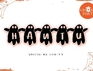 Hantu - Personal Use font